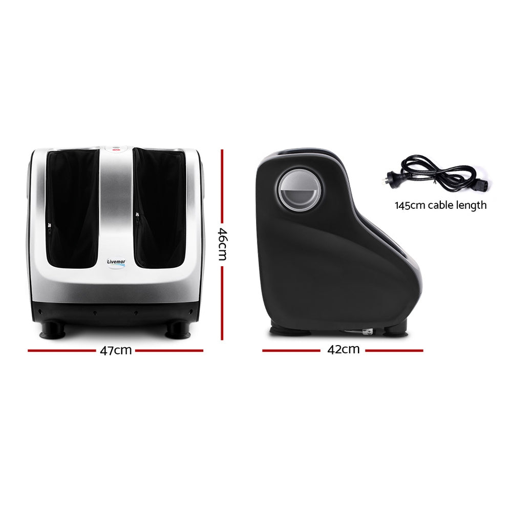 Livemor Foot Massager Shiatsu Massagers Electric Roller Calf Leg Kneading