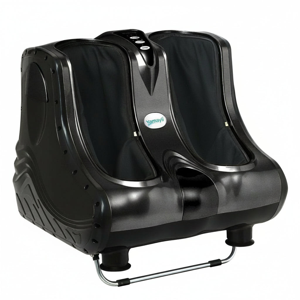 Deep Kneading Foot, Calf & Leg Massager – Black