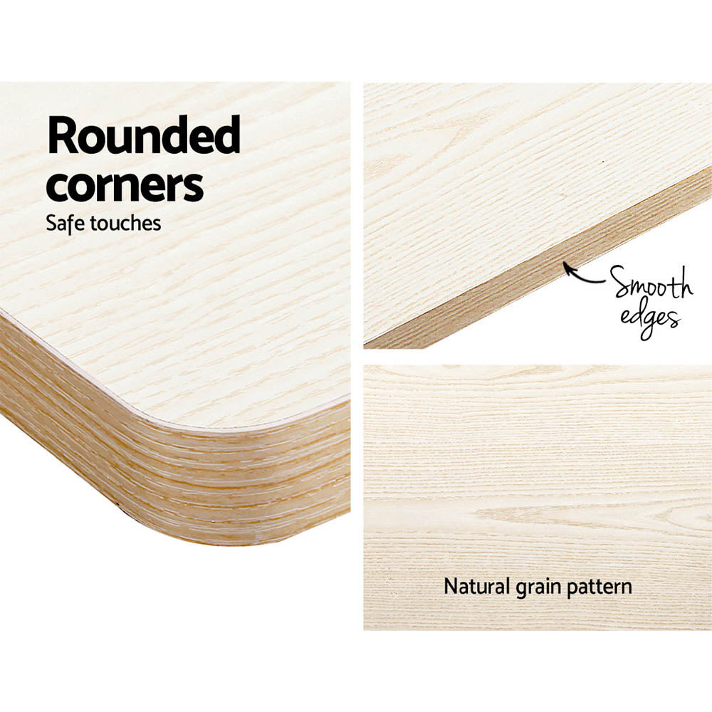 Motorised Adjustable Desk – Ergonomic Design - Oak & White