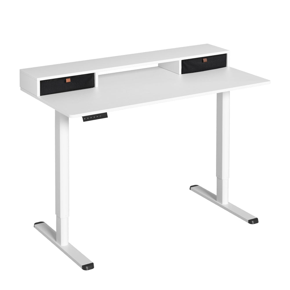 Standing Desk – Motorised Height Adjustable with Storage Shelf