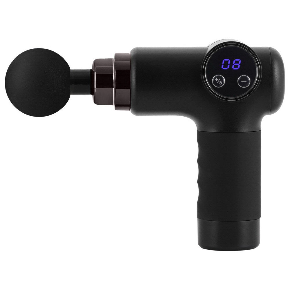 Everfit 8-Speed Massage Gun with 4 Attachments - Black