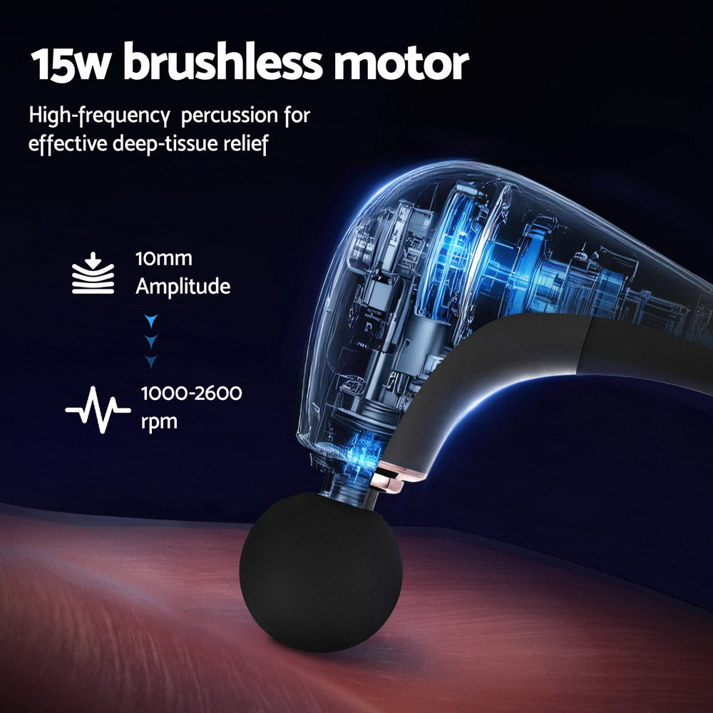 Everfit Massage Gun U-Shaped Extended Handle Massager