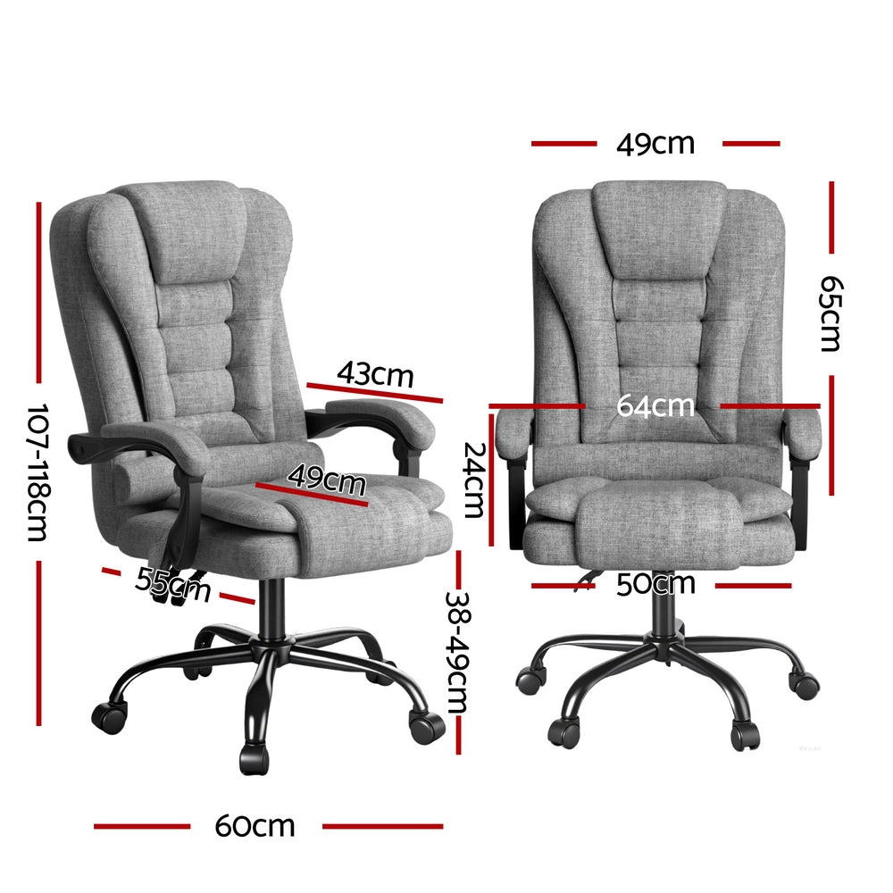 Massage Office Chair – 4-Point Massage Recliner