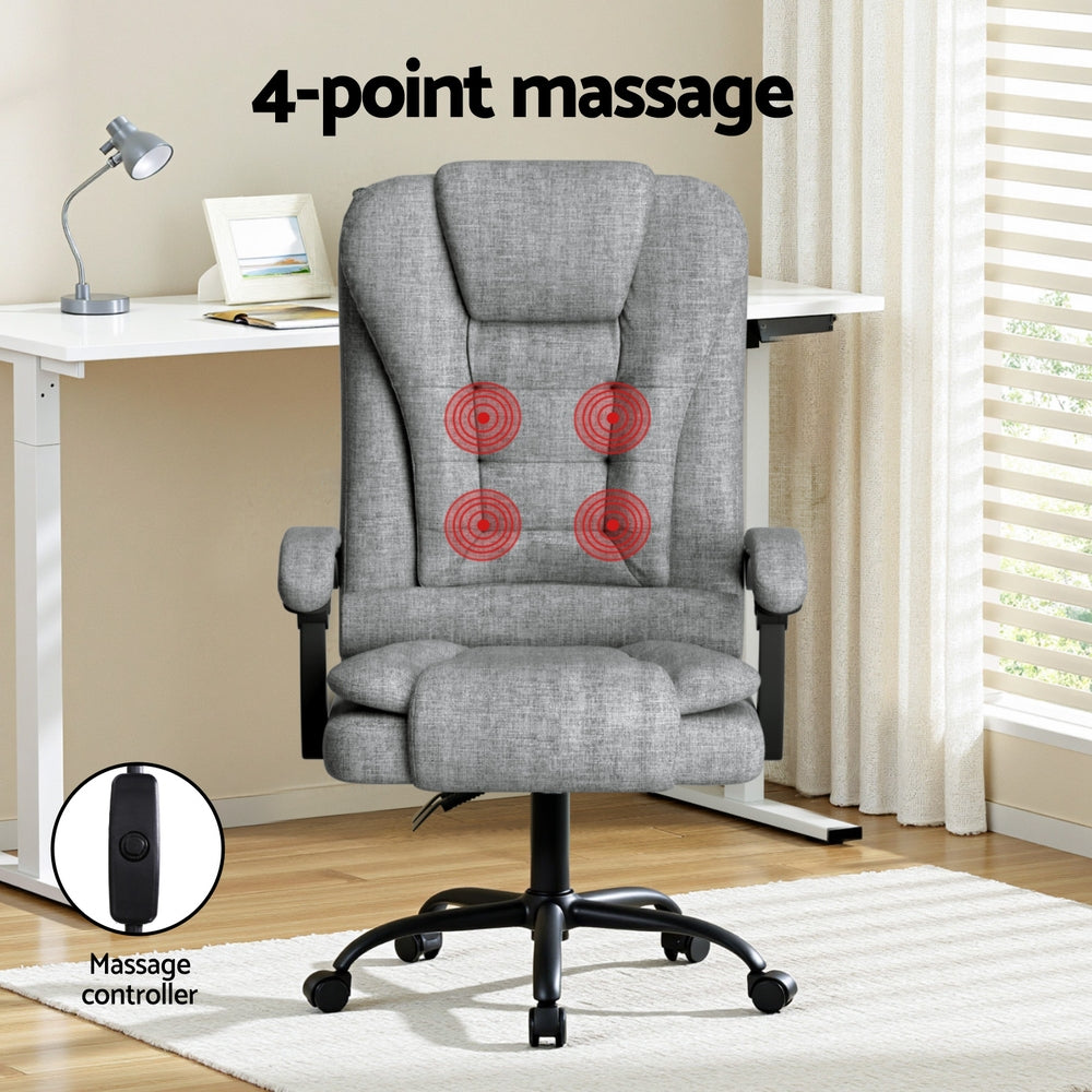 Massage Office Chair – 4-Point Massage Recliner