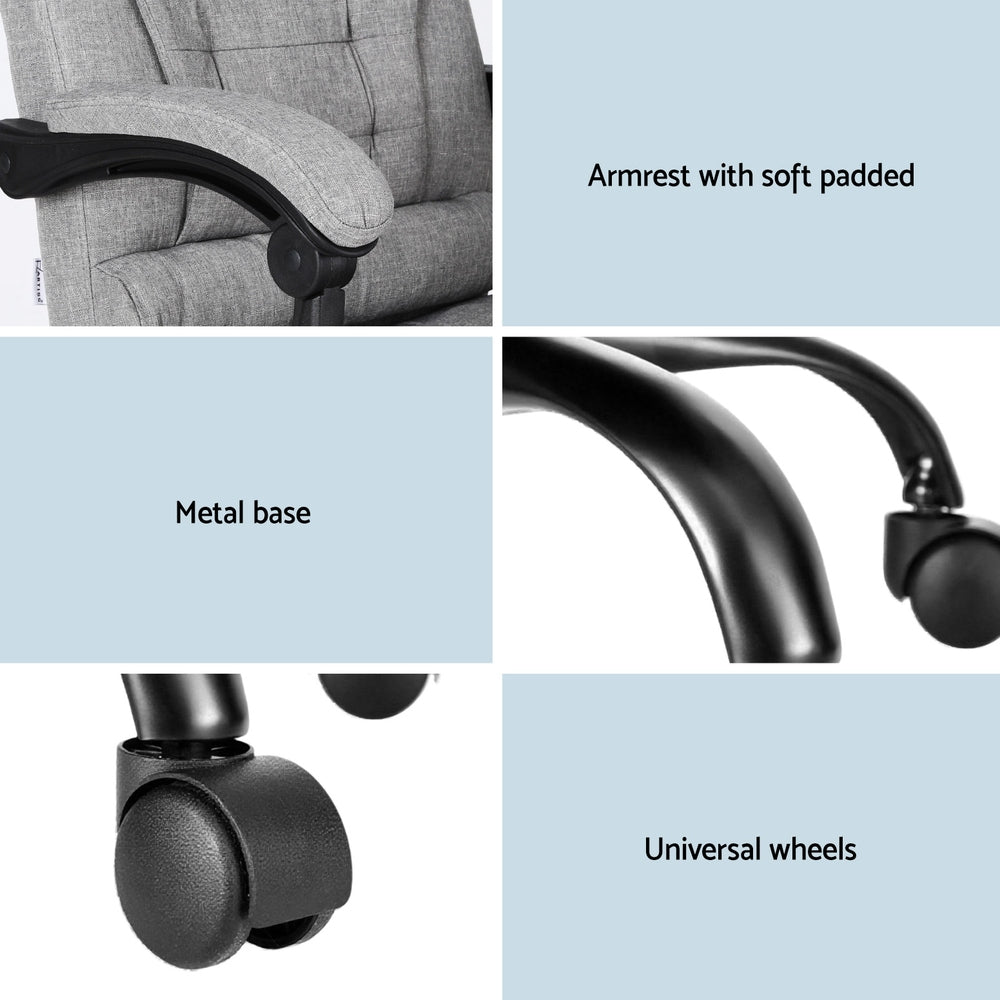 Massage Office Chair – 4-Point Massage Recliner