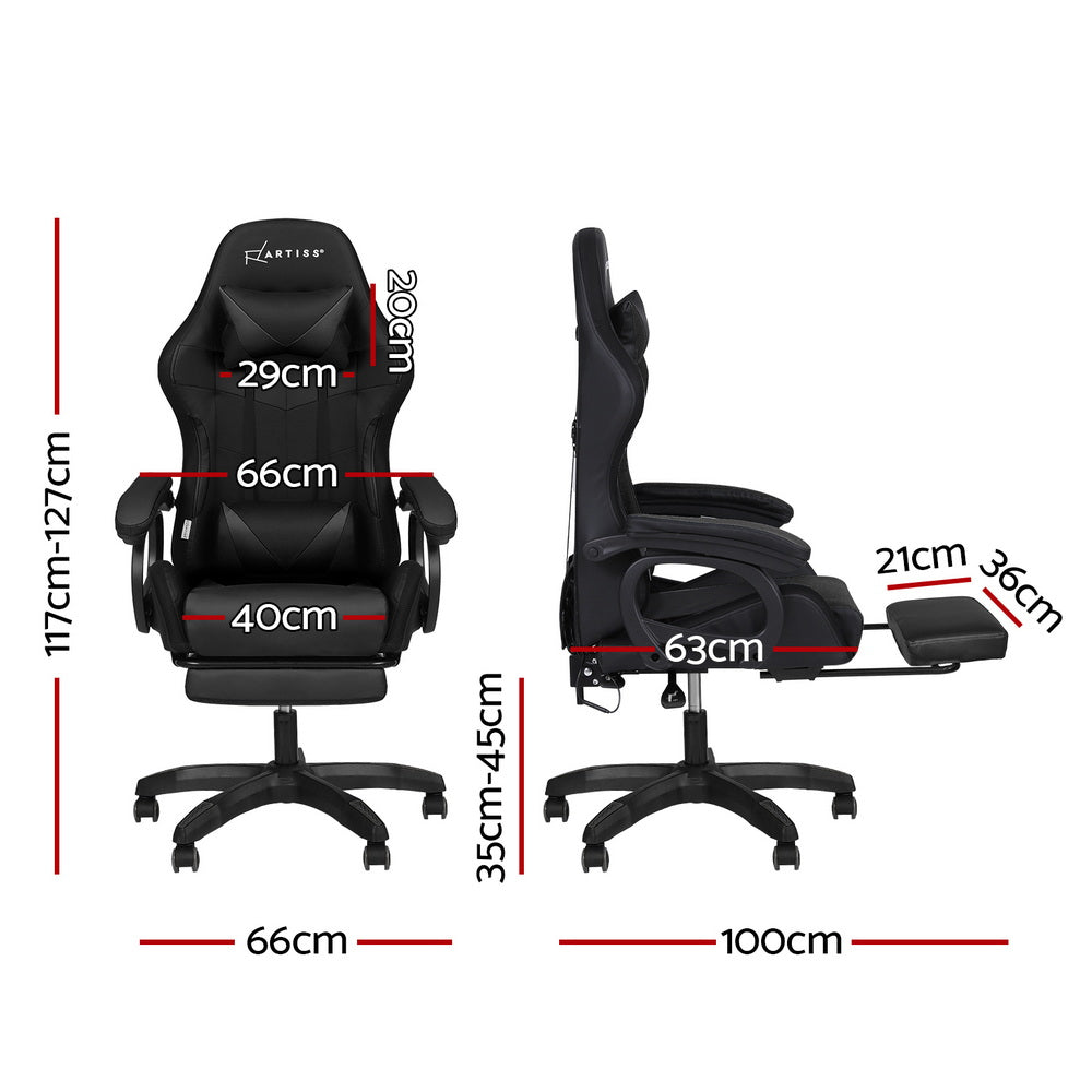 Ergonomic Gaming Office Chair - Black