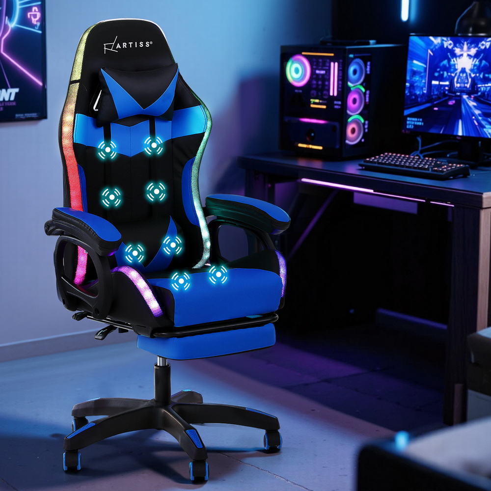 Ergonomic Gaming Office Chair - Blue