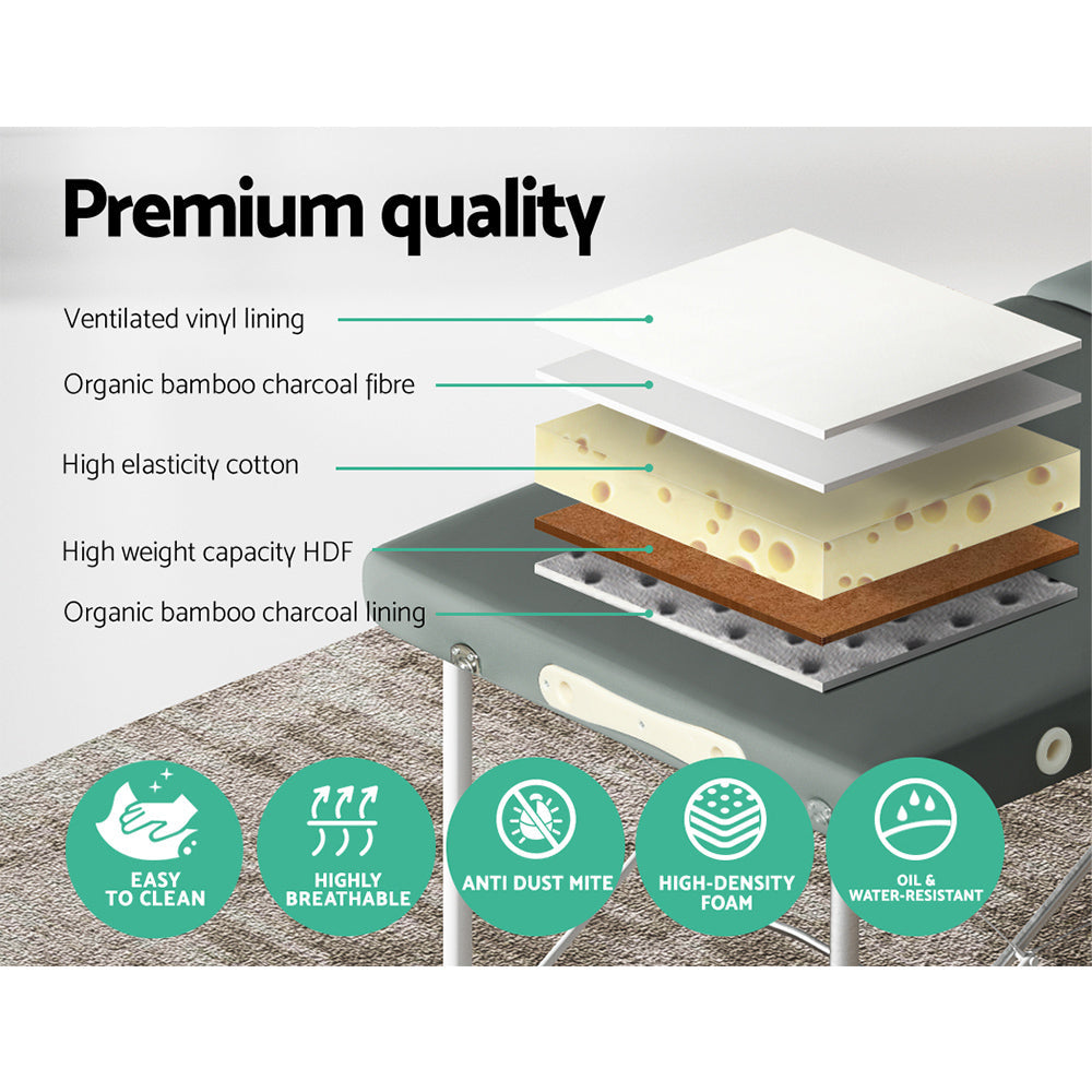 Zenses 55cm Portable Aluminium Massage Table