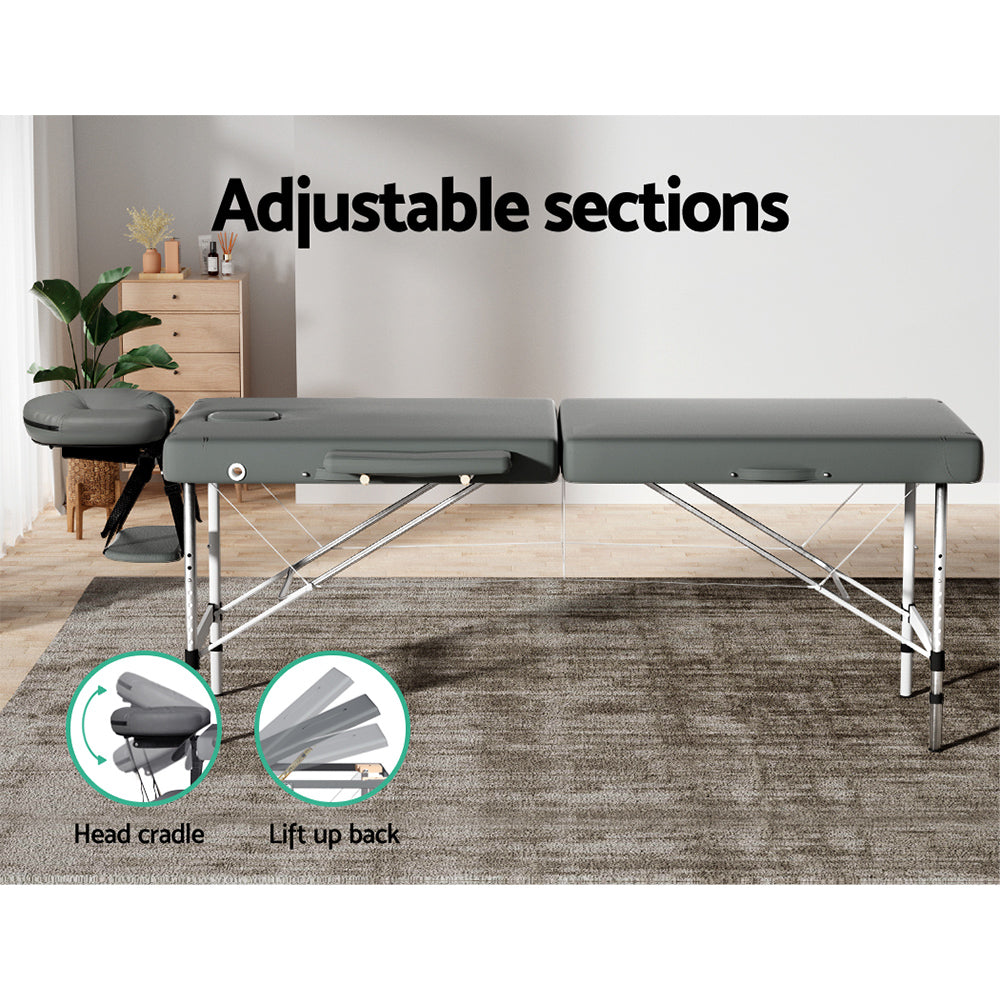 Zenses 55cm Portable Aluminium Massage Table