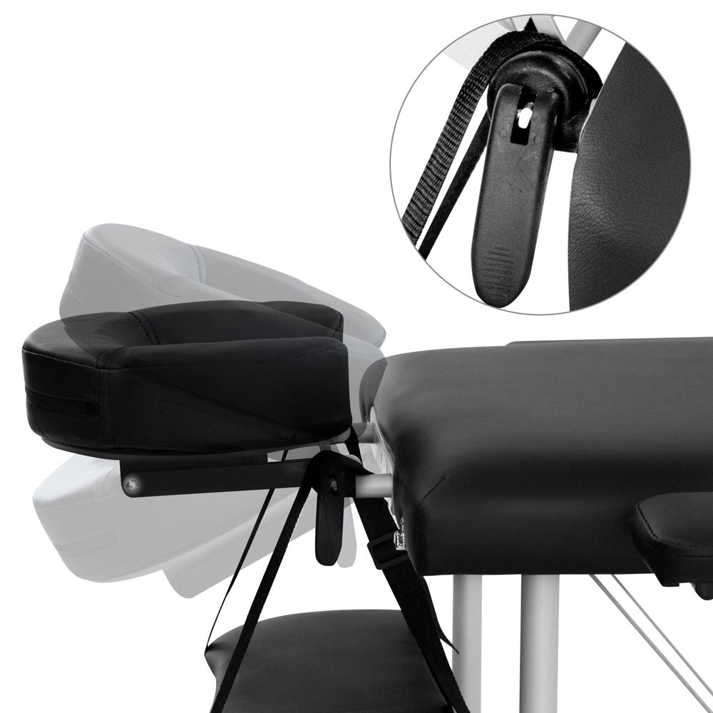 Aluminium 3-Fold 75cm W Massage Table