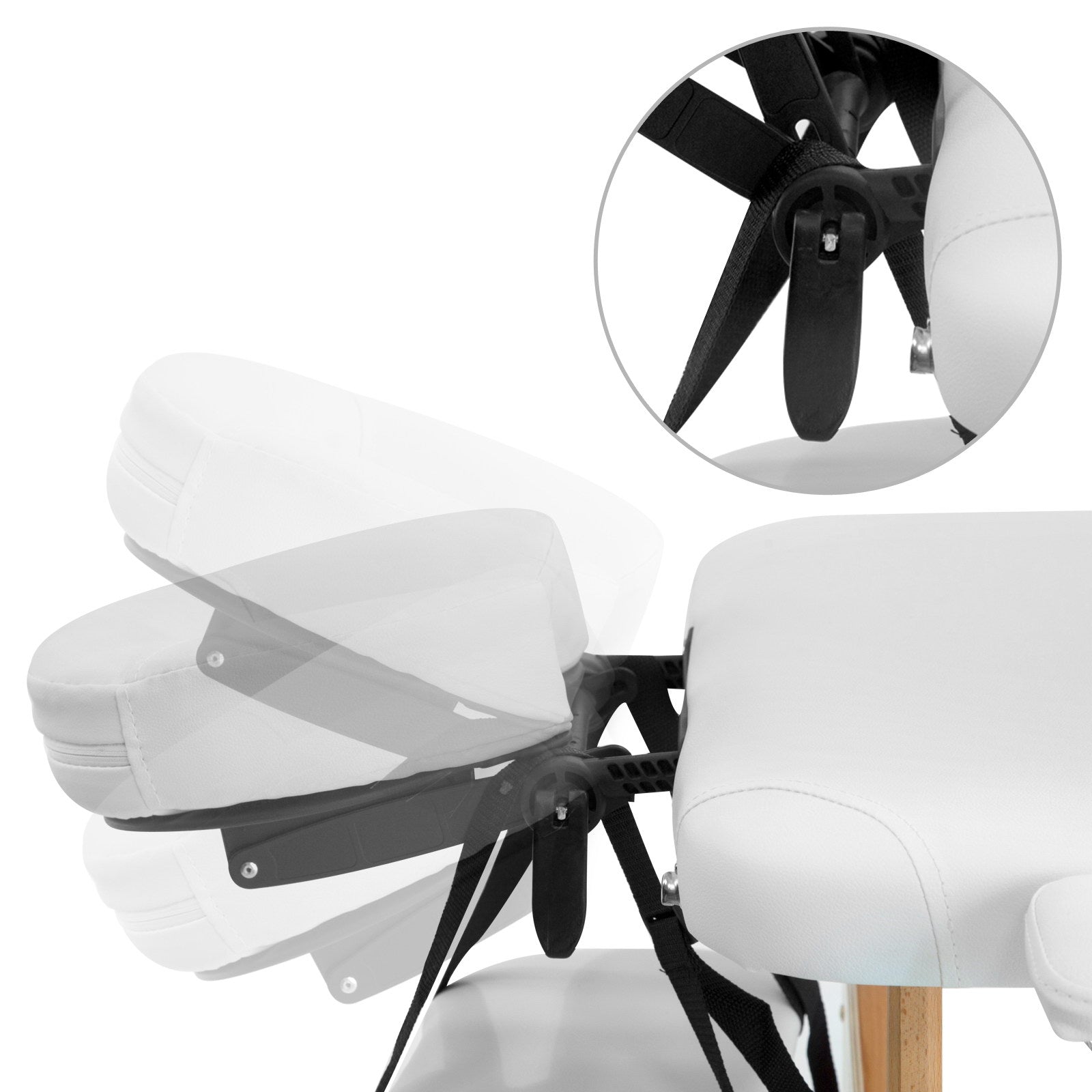 Zenses Portable Wooden 3-Fold Massage Table