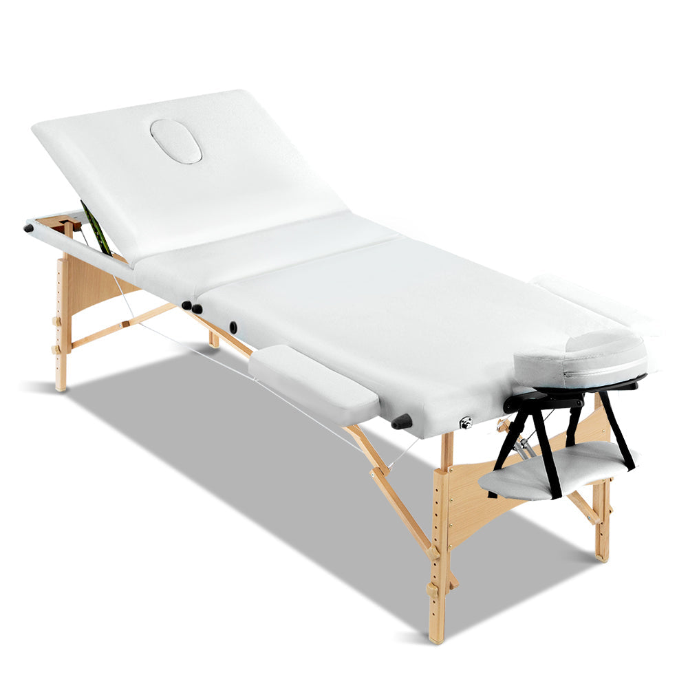 Zenses Portable Wooden 3-Fold Massage Table