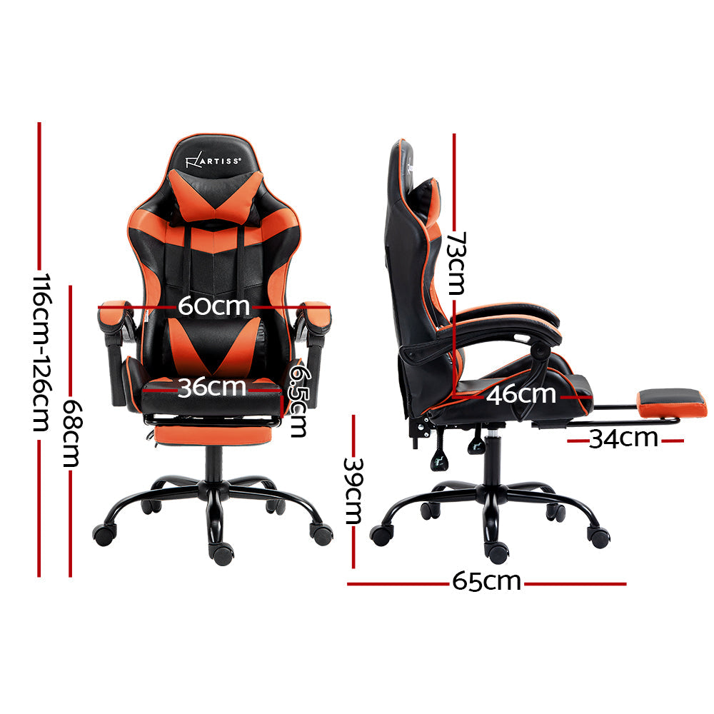 Gaming Office Chair Executive Chair with Footrest