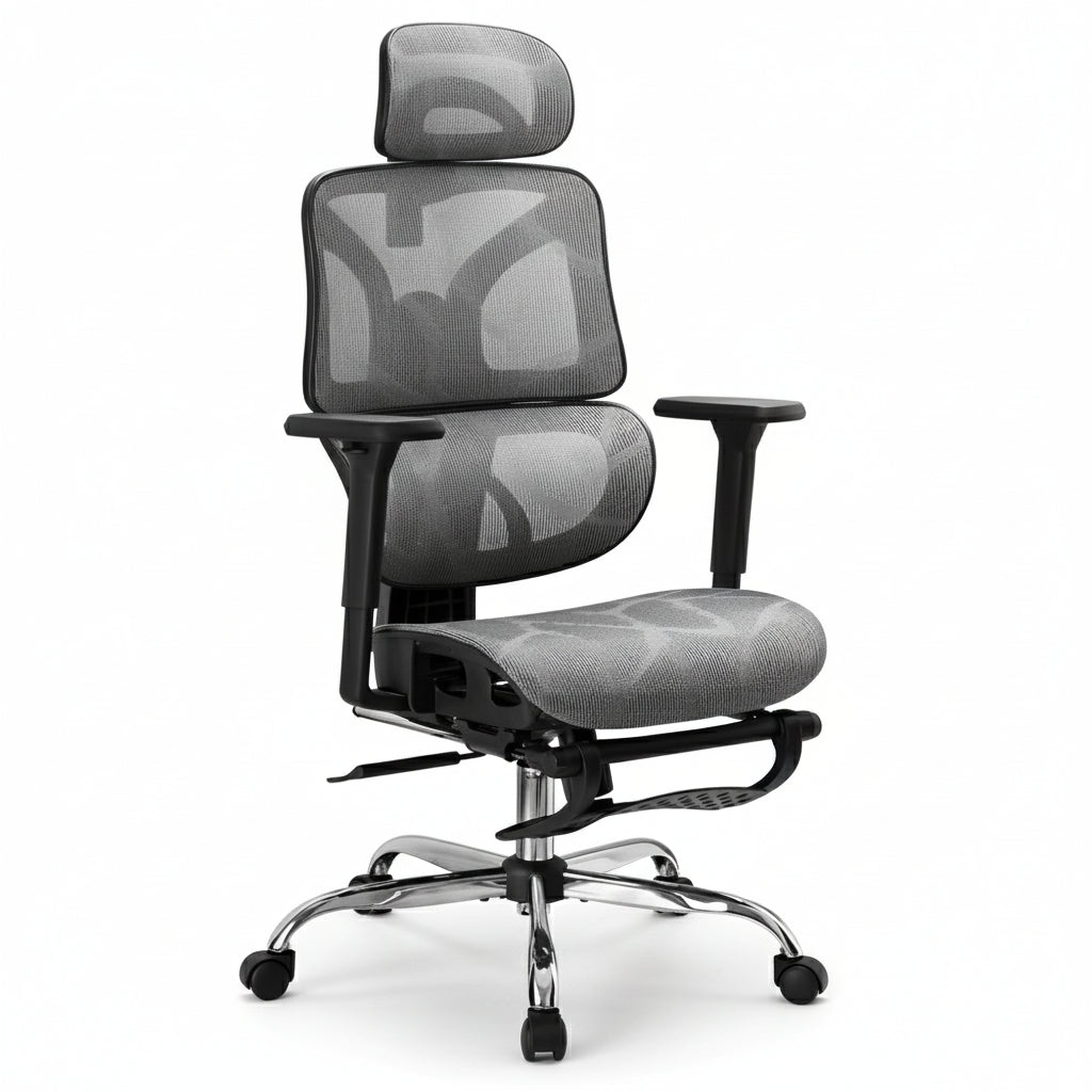 Ergonomic Office Chair with Footrest