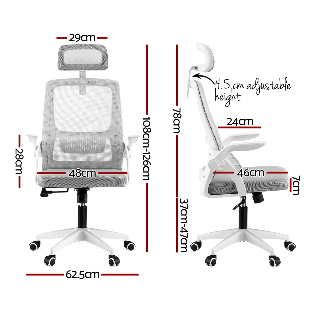 Ergonomic Office Chair – High Back Mesh Design with Lumbar Support