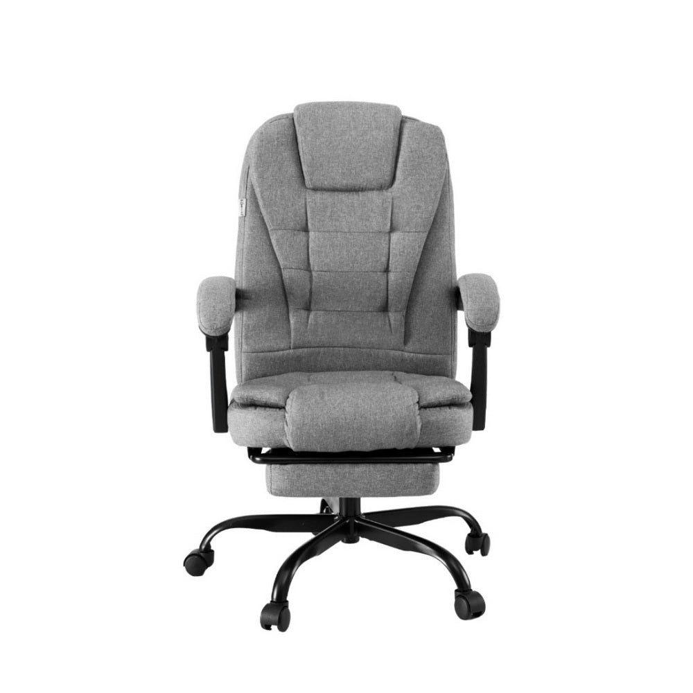 Office Chair Executive Fabric Seat - Grey