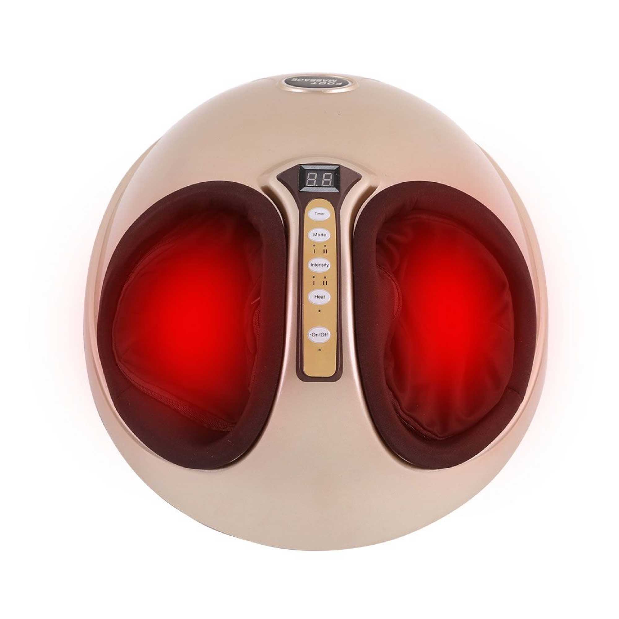 3D Shiatsu Foot Massager Machine – Heat & Kneading Function