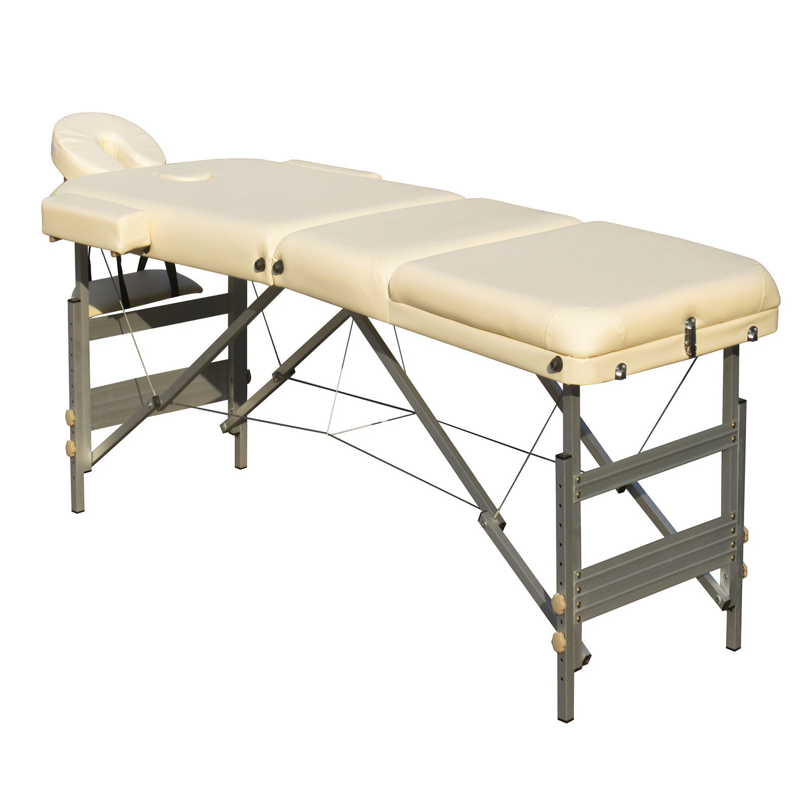 Portable Aluminium Massage Table – Beige