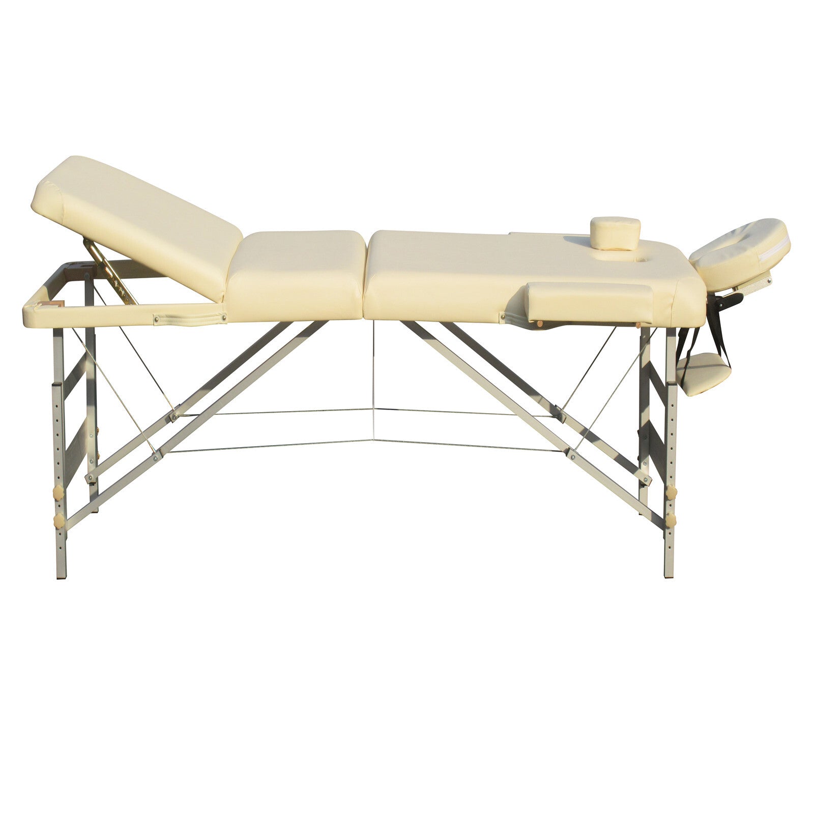 Portable Aluminium Massage Table – Beige