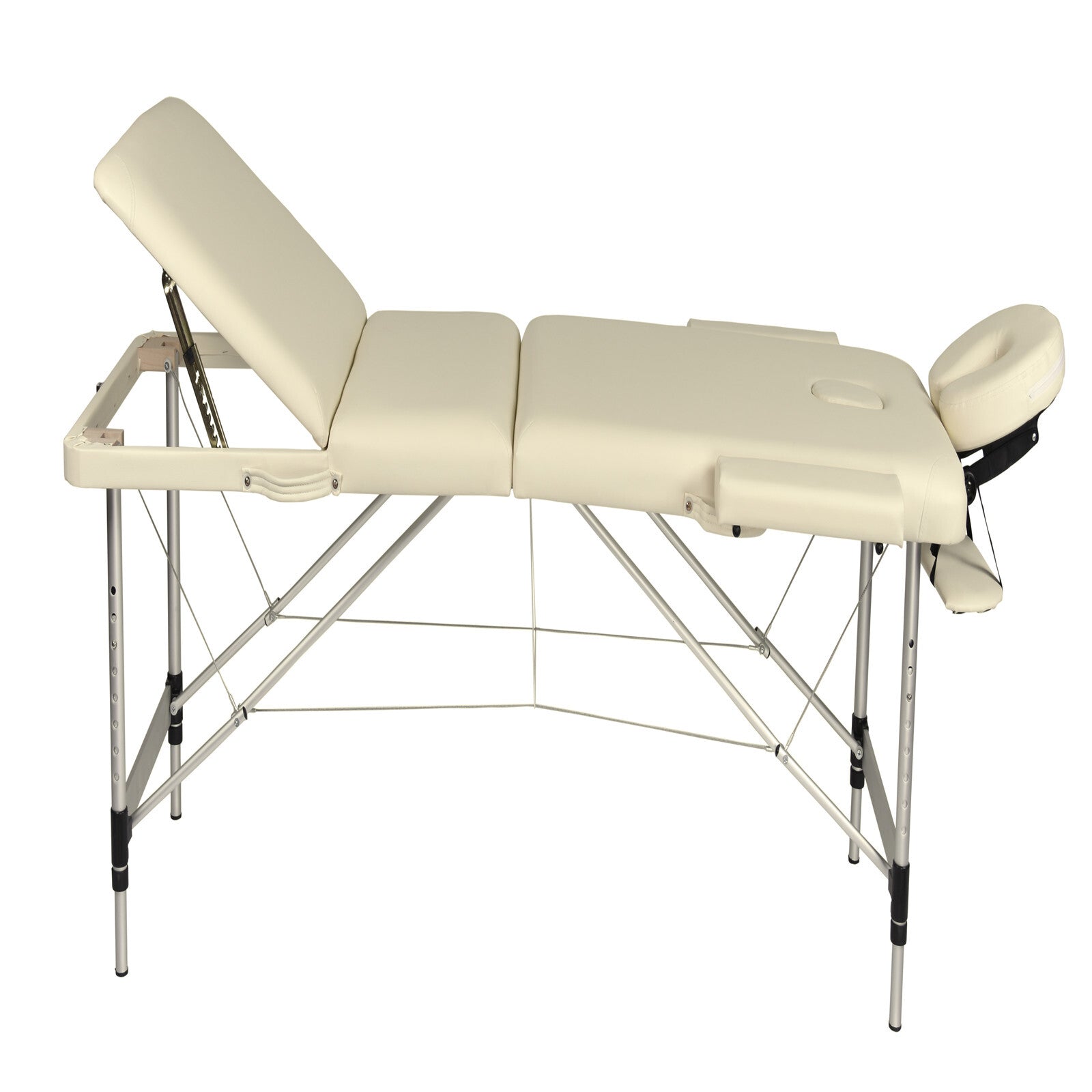 Portable Aluminium Massage Table – Beige