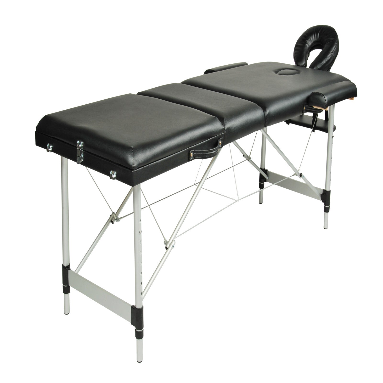 Portable Black Massage Table – 70cm