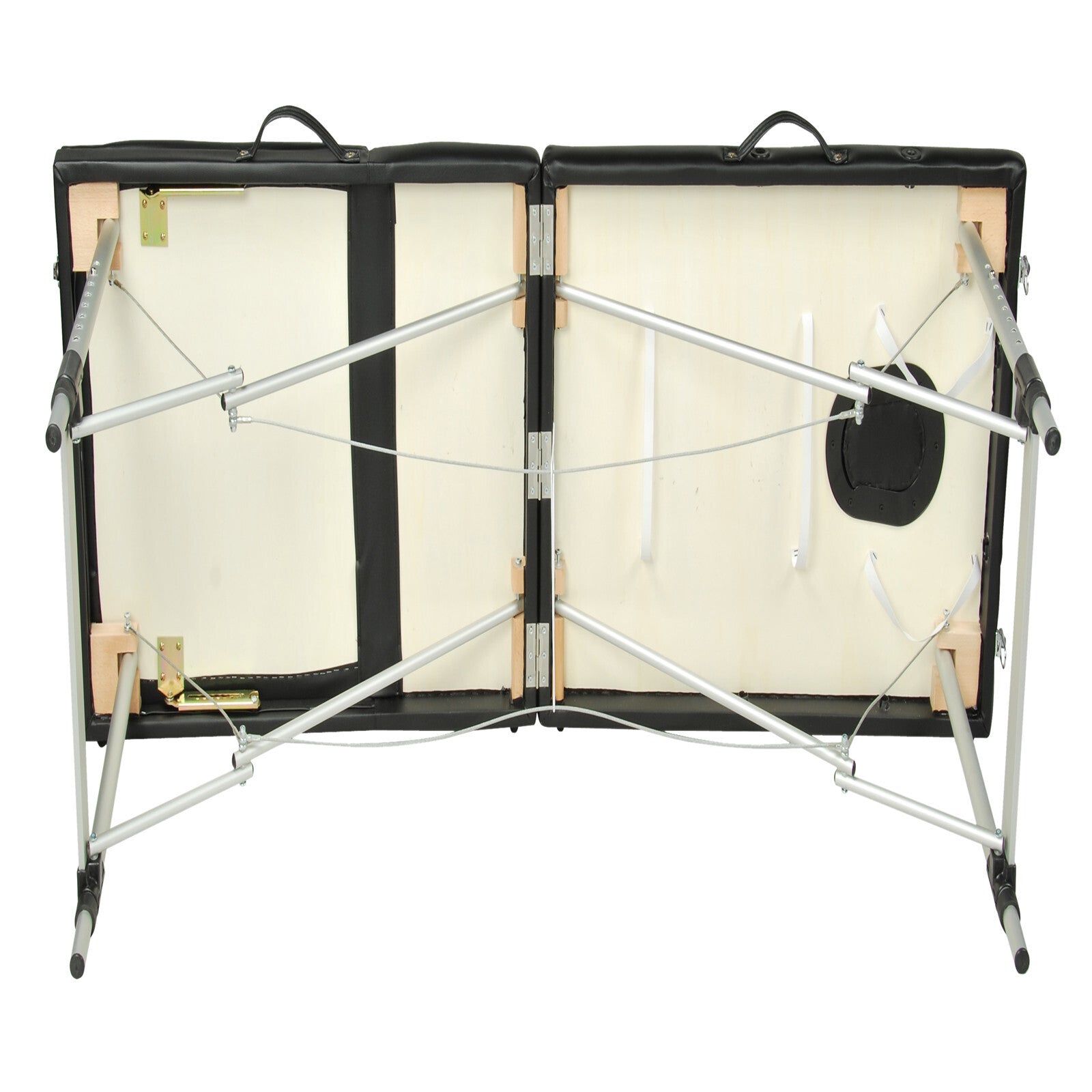 Portable Black Massage Table – 70cm