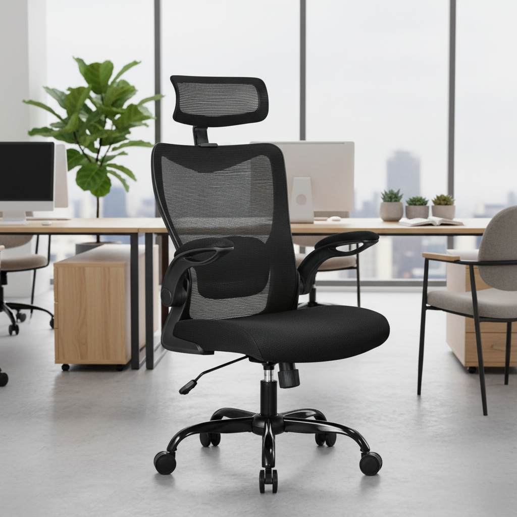 Ergonomic & Adjustable Mesh Office Chair
