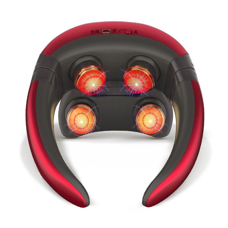 4-Head Neck Massager with Pulse Technology