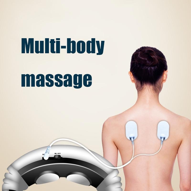Rechargeable Neck Massager with Hot Compression & Electric Pulse Therapy