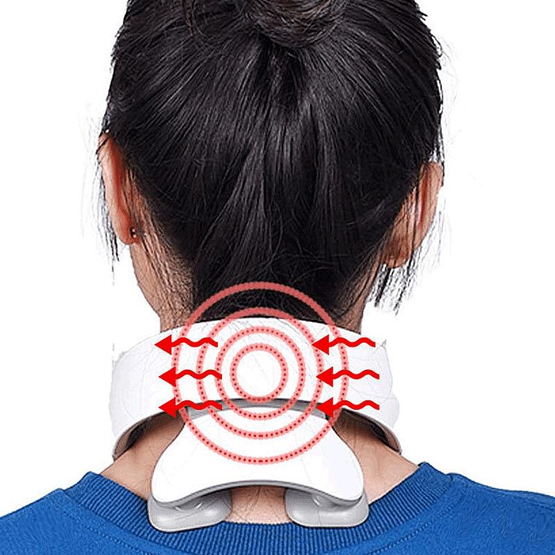 Hot Compress Shoulder & Neck Massager – 4 Ends Model