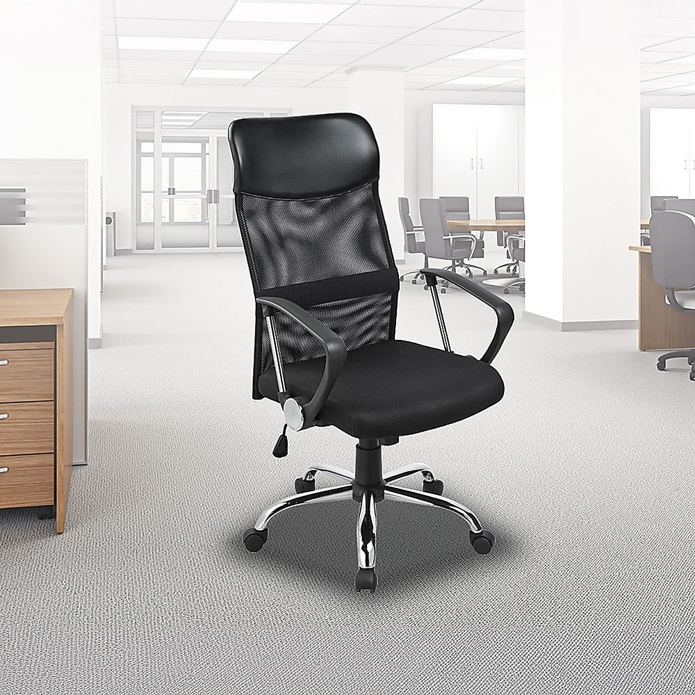 Black Executive Mesh Office Chair – Salvatore Angelotti