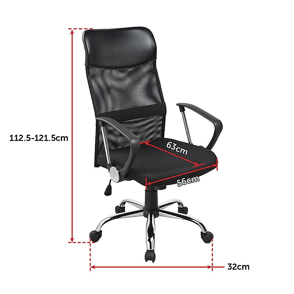 Black Executive Mesh Office Chair – Salvatore Angelotti