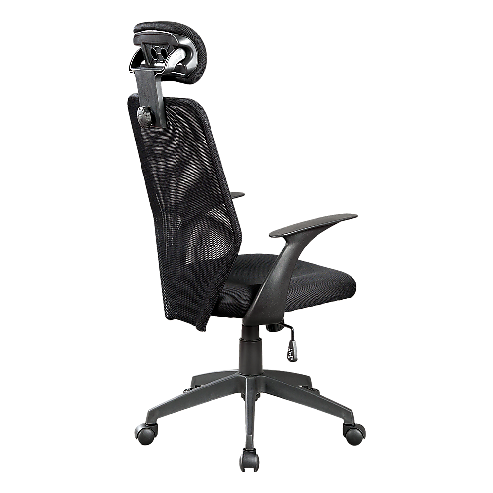 Black Mesh Office Chair with Headrest – Salvatore Angelotti