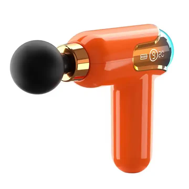 Deep Tissue Massage Gun with 9 Speed Settings - Orange