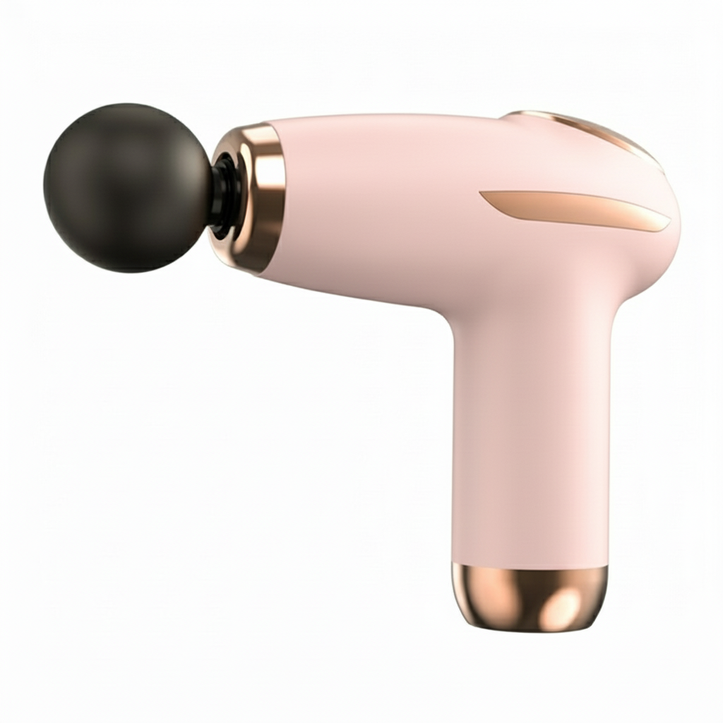 Mini Portable Massage Gun - 6-Speed Adjustable Relief - Pink