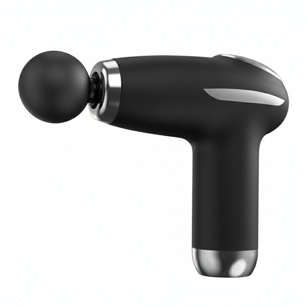 Mini Portable 6-Speed Muscle Massage Gun - Black