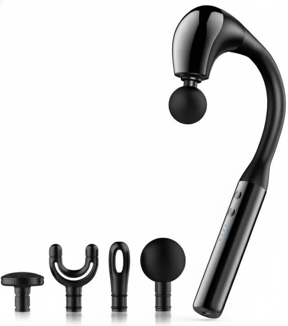 Electric Deep Tissue Massage Gun – Handheld Back and Muscle Relaxation