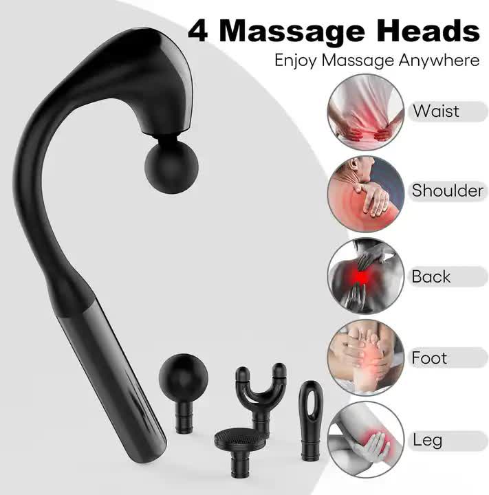 Electric Deep Tissue Massage Gun – Handheld Back and Muscle Relaxation