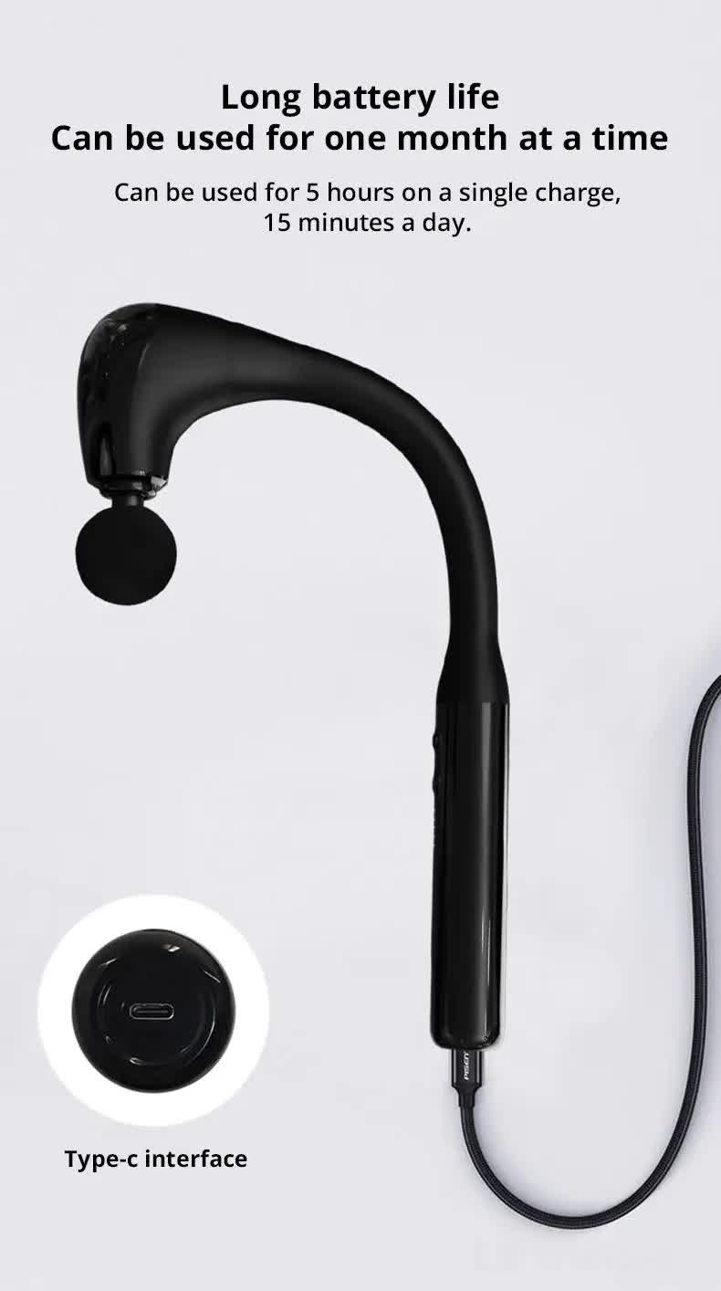 Electric Deep Tissue Massage Gun – Handheld Back and Muscle Relaxation