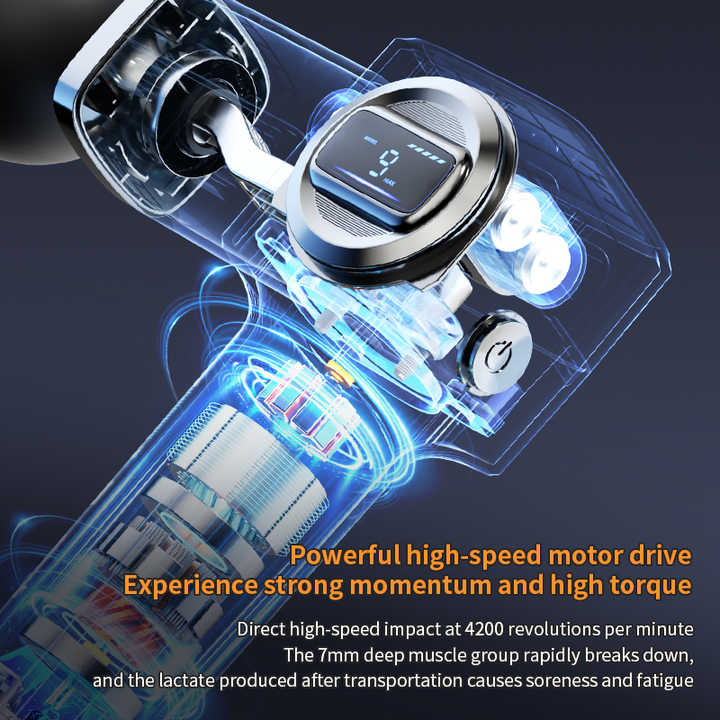 Professional LCD Deep Tissue Massage Gun