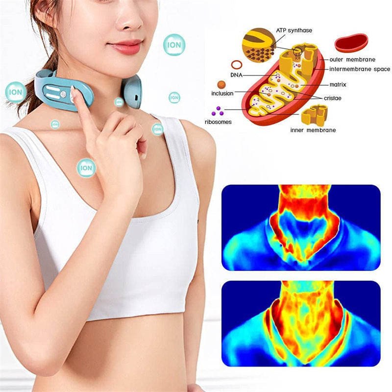 12-Level Intelligent Neck Massager with Heating Function