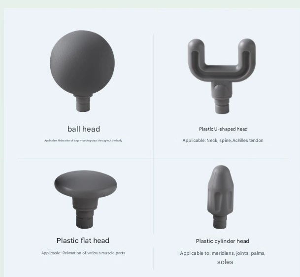 Compact Handheld Massage Gun - White