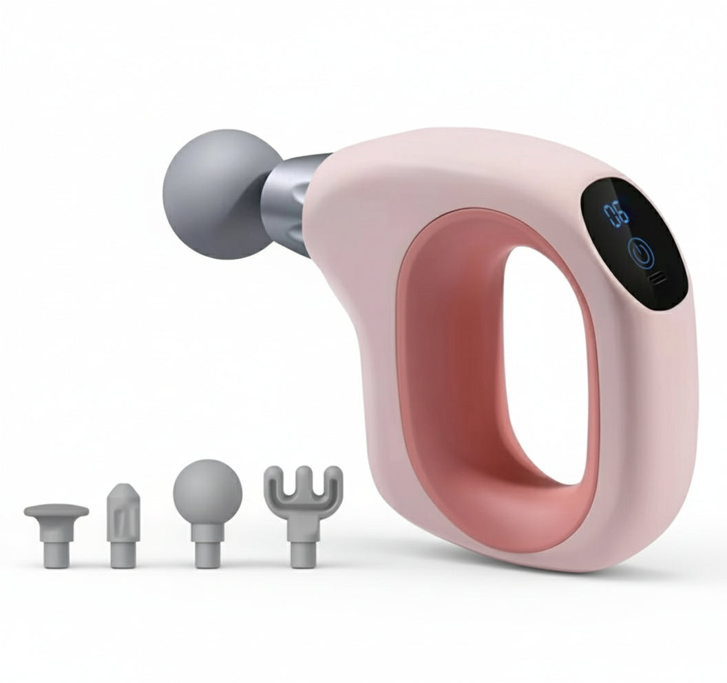 Compact Handheld Massage Gun - Pink