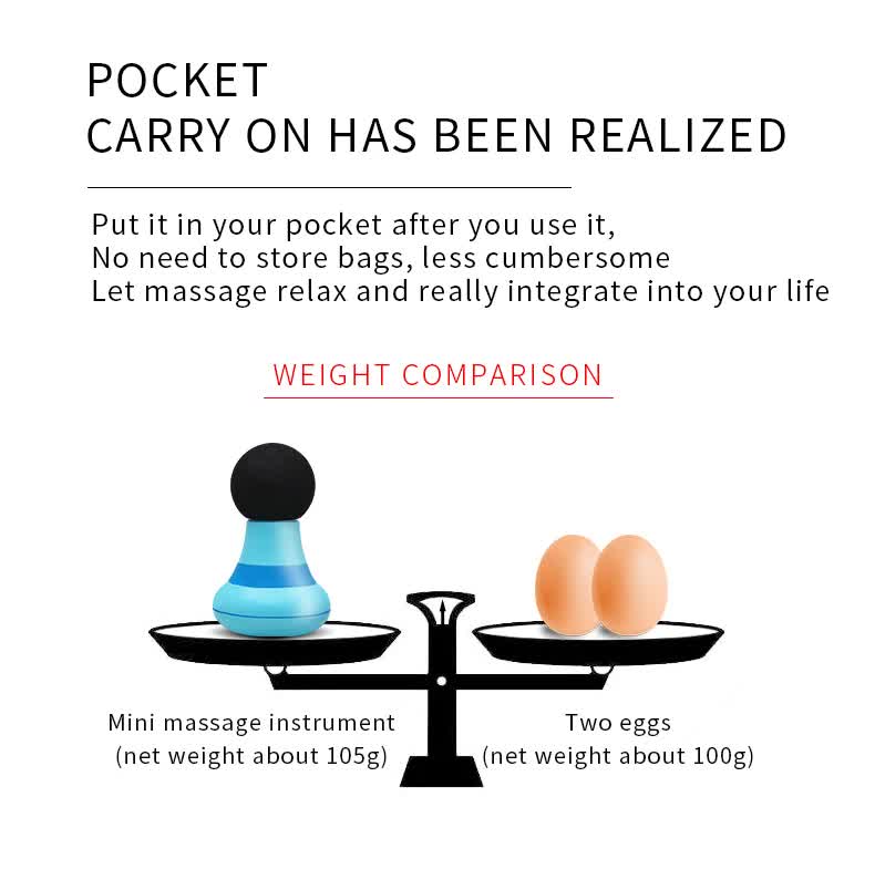 Mini Massage Gun -Blue & Black
