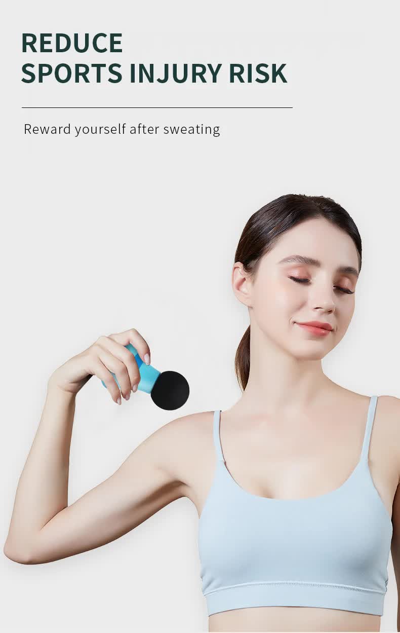 Mini Massage Gun -Blue & Black