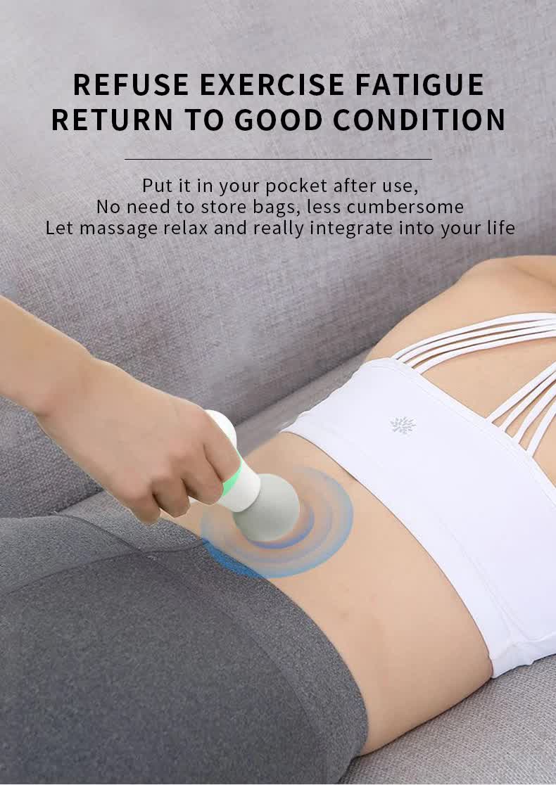Mini Massage Gun -Blue & Black