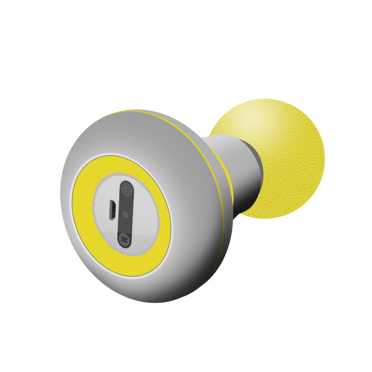 Mini Massage Gun - Yellow & Grey