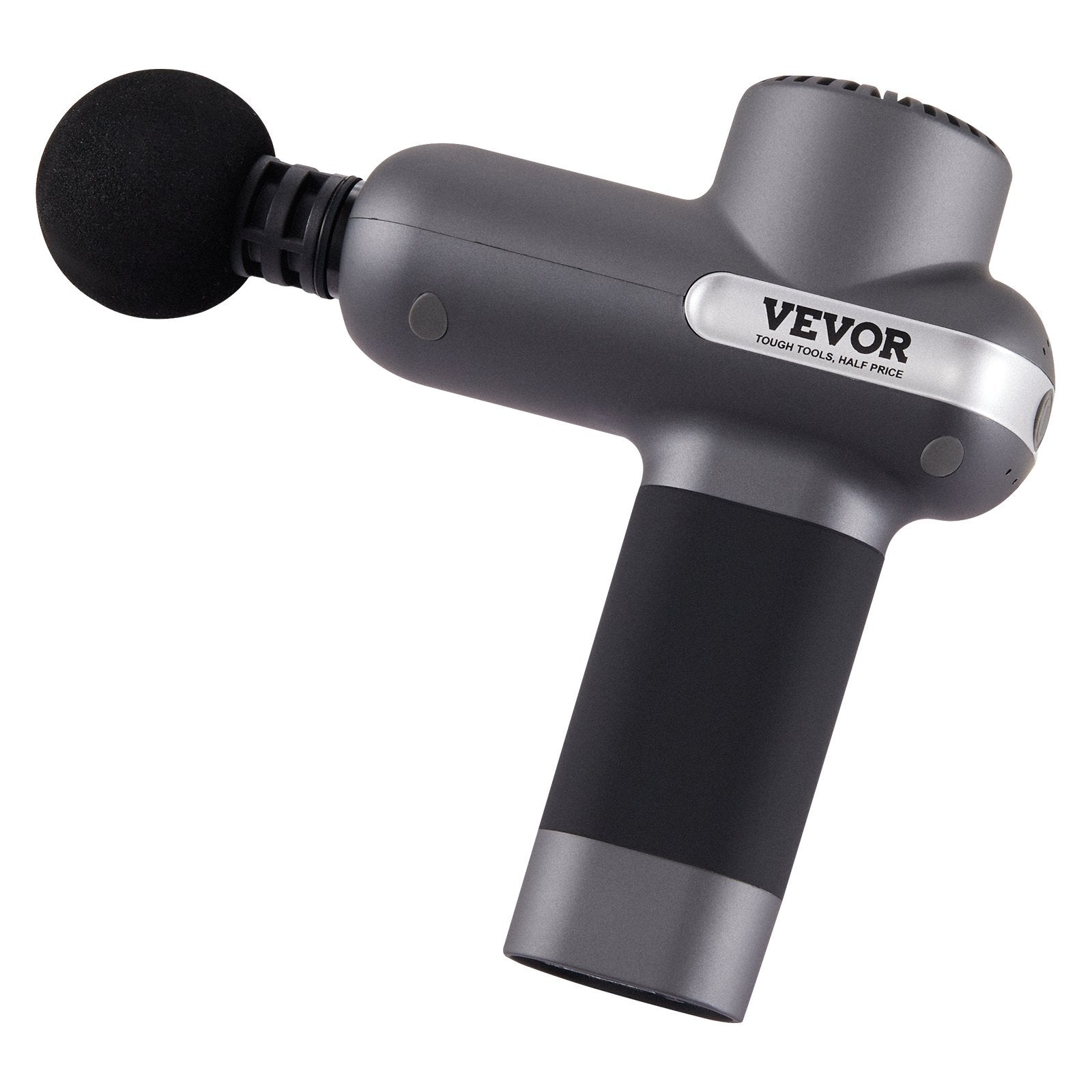 VEVOR Massage Gun Deep Tissue with 5 Speed Levels & 6 Massage Heads