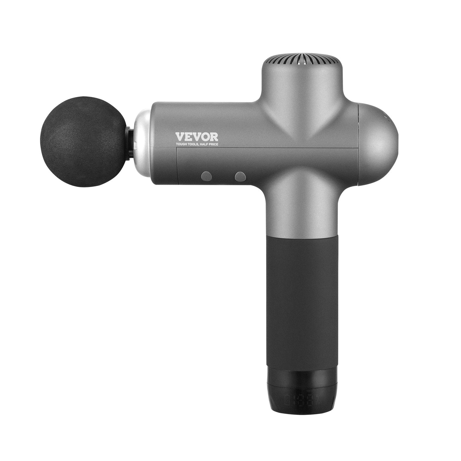 VEVOR Deep Tissue Massage Gun with 8 Speeds & 6 Heads